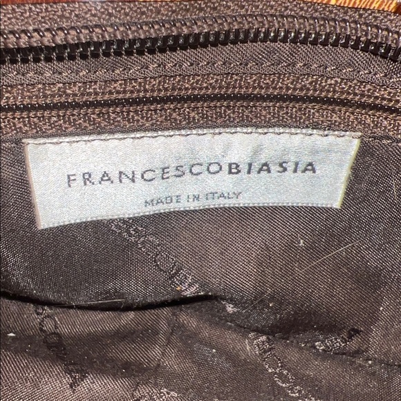 Francesco Biasia Zebra Print Leather Shoulder Bag - Picture 7 of 11